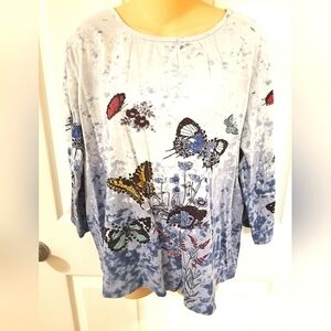 Collections ETC. Vintage 100% Cotton Top